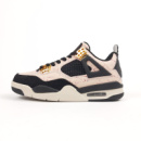 Nike AIR Jordan 4 Retro бежеві з чорним