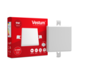 Акцiя! Квадратний світлодіодний врізний світильник «без рамки» Vestum 9W 4100K 1-VS-5602