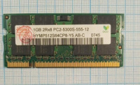 Оперативна пам'ять SO-DIMM DDR2 1GB, 667 МГц (PC5300) Hynix HYMP512S64CP8-Y5 AB-C  б/в