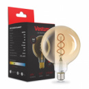 Лампа LED Vestum филамент «винтаж» golden twist G95 Е27 6Вт 220V 2500К