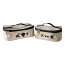 Набор косметичек ORGANIZE для путешествий и пляжа  (беж)