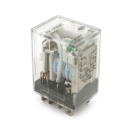 Реле электромагнитное CHINT JQX-13F(D)/2Z, DC24V, контактная группа 2CO+2NO, (0,9~1,2) Вт,номинальный ток 10А, катушка 640×(1±10%)Ом, 27,5*21,5*35,5мм