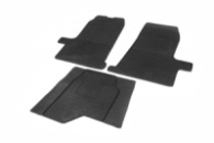 Резиновые коврики (3 шт, Polytep) для Ford Transit 2000-2014 гг