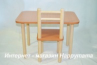 Детский столик один стульчик , 50*70 ширина стола, 50 см высота стола