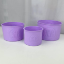 Набор силиконовых форм для выпечки пасхи 6751 3 предмета фиолетовые