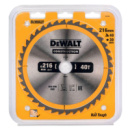 Диск пильний 216 х 30 (40Т) DeWALT DT1953