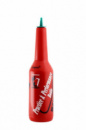 Бутылка для флейринга красного цвета H 290 мм (шт)