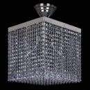 Хрустальный светильник LEANDRA 300x300 NICKEL CE  ArtGlass