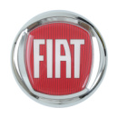 Емблема «Fiat» DOBLO, ALBEA, PUNTO, LINEA, PALIO пластик/скотч/червона/D95