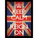 Постер у рамі «Keep Calm and Reign On» 30 x 40 см