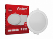 Светильник LED врезной круглый Vestum 24W 6000K 220V