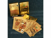 Пластиковые игральные карты «золото» (Доллар - Евро) i5-78