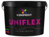 Краска резиновая универсальная UNIFLEX, 0,9 кг, Белый RAL 9016