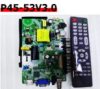 Материнська плата для TV P45-53V3.0 P45-X9V3.0 P45-X9V3.1 P45-M6V3.0 з пультом