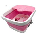 Ванночка для ног гидромассажная с подогревом складная Multifunction Footbath RF368Z розовая