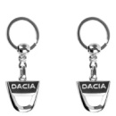 Брелок для ключів Dacia метал/хром