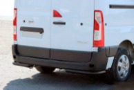 Задние уголки AK003 Черные (2 шт., нержавейка) для Nissan NV400 2010-2024 гг