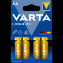 VARTA LONGLIFE AA BLI 4 ALKALINE Батарейка