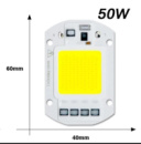 LED COB Chip Diode AC 220V 50W Grow Plant Light Box Full Spectrum Smart IC No Need Driver DIY LED Beads Lamp