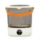 Портативная стиральная машина с отжимом 36 Вт 850 об/мин с баком на 12 литров Белая HP-35015-61W