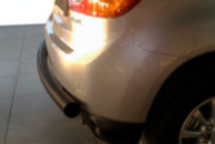 Задняя дуга AK002 Черная (нерж.) для Mitsubishi ASX 2010-2023 гг