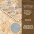 Декоративна ПВХ плита 600х600х3мм Онікс (S) SW-00001621