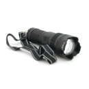 Фонарь поисковый YEMAO YM-G501 LED PM60, 4 режима, индикация заряда, питание от 4*18650, IP65, USB кабель, 245х195х90мм, 1,235кг, Black, Чехол+BOX