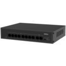 10ти портовый неуправляемый POE коммутатор Imou SF110P с 8хPOE 100Мбит + 2хUP-Link 100Мбит, до 250м, 65Вт, 220×162×44 мм
