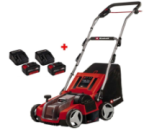 Потужний скарифікатор акумуляторний безщітковий Einhell GE-SA 36/35 Li-Solo : з АКБ 2шт-18 V 4,0 Ah+2шт ЗП, ширина обробки 35см