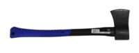 Топор с фиберглассовой ручкой и резиновой противоскользящей накладкой (900г,L-370мм)