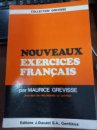 Nouveaux exercices de français de Maurice GREVISSE