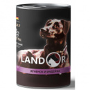 LANDOR Adult dog Lamb and Turkey Влажный корм для взрослых собак с ягненком и индейкой 400 г