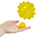 Массажер Су Джок мячик 4 см «Ёжик» Желтый, шарик с шипами для массажа - Су Джок для пальцев рук (ST)