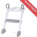 Дитячий горщик з драбинкою FreeON, white - grey