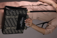 Christian Dior black with beige