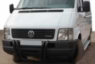 Кенгурятник WT011 Black (нерж) для Volkswagen LT 1995-2006 гг