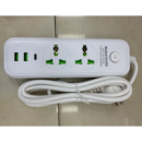 Мережевий фільтр живлення подовжувач 2 розетки +2USB +Type-C Port 2 м WL-4