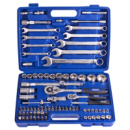 Універсальний набір головок для гайкових ключів та інструменту 1/4« & 1/2», 82 предмета.Werker (UN-1