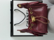 Сумка жіноча Chanel 22 mini Handbag бордовий