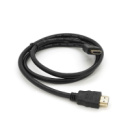 Кабель Merlion HDMI-HDMI HIGH SPEED 1m, v1.4, OD-7.5mm, круглый Black, коннектор Black, (Пакет), Q400