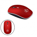 Беспроводная мышь мышка тихая плоская 1600dpi iMice G-1600, красная