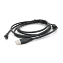 Кабель USB 2.0 (AM/Miсro 5 pin) 1,8м, черный, Пакет Q250