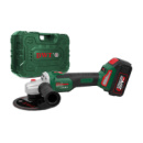 Акумуляторна кутова шліфмашина DWT AWS-20-125 D-2H BMC : 20В (4ампера 2шт + зарядка)