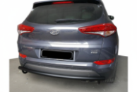 Задняя дуга AK002 Черная (нерж.) для Hyundai Tucson TL 2016-2021 гг