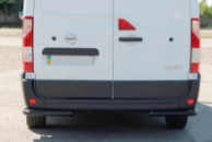 Задние уголки AK003 Черные (2 шт., нержавейка) для Opel Movano 2010-2021 гг