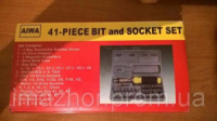 Набор инструмента AIWA 41-Piece bit and Socket Set