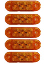 Габарит - помаранчевий -  65х20мм - 12/24V Led 3 діода - «MRT-52» - К-170 (5шт)