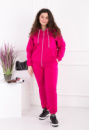 Жіночий малиновий спортивний костюм батал