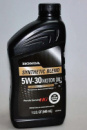 087989034 5w30 HONDA Оригинальное масло синтетическое synthetic blend 5w-30, 1л (Пластик, черная канистра)