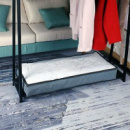 Органайзер для одеяла и вещей под кровать 103х45х15 см (серый)